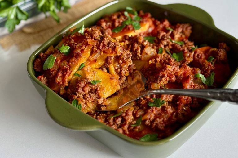 Fırında Kıymalı Patates Tarifi
