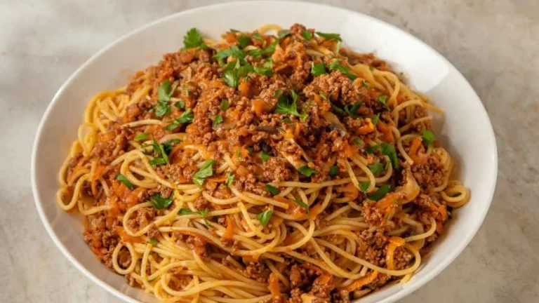 Bolonez Soslu Makarna