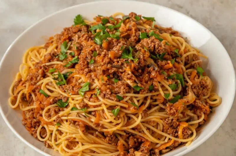 Bolonez Soslu Makarna